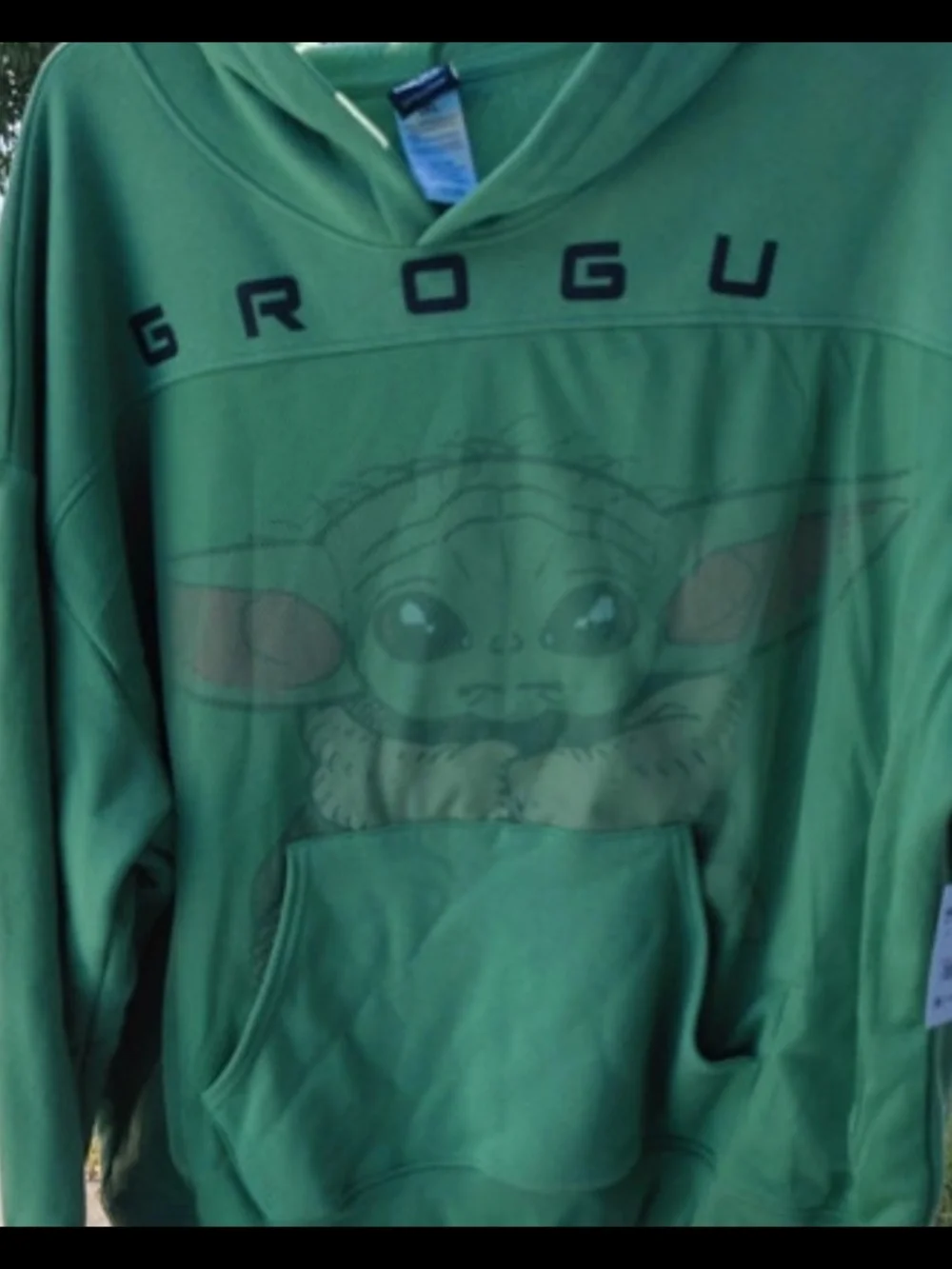 Star Wars Grogu Green Hoodie 3xl